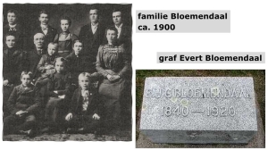 M Familie Bloemendaal en grafsteen